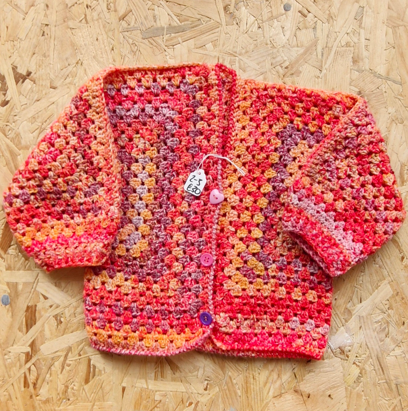 Boho styled cardigan 2-3 years