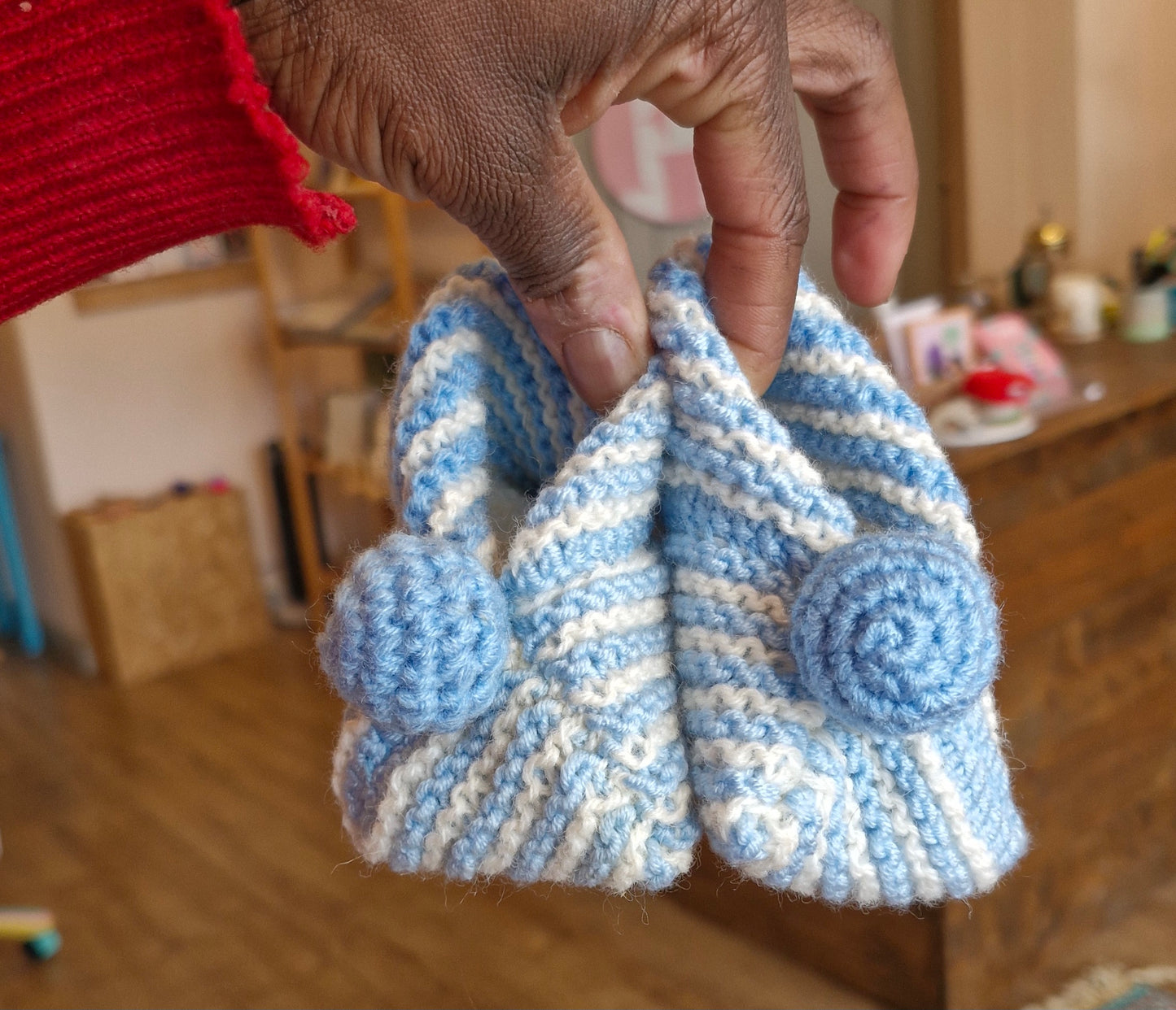 3 piece crochet set 100% wool