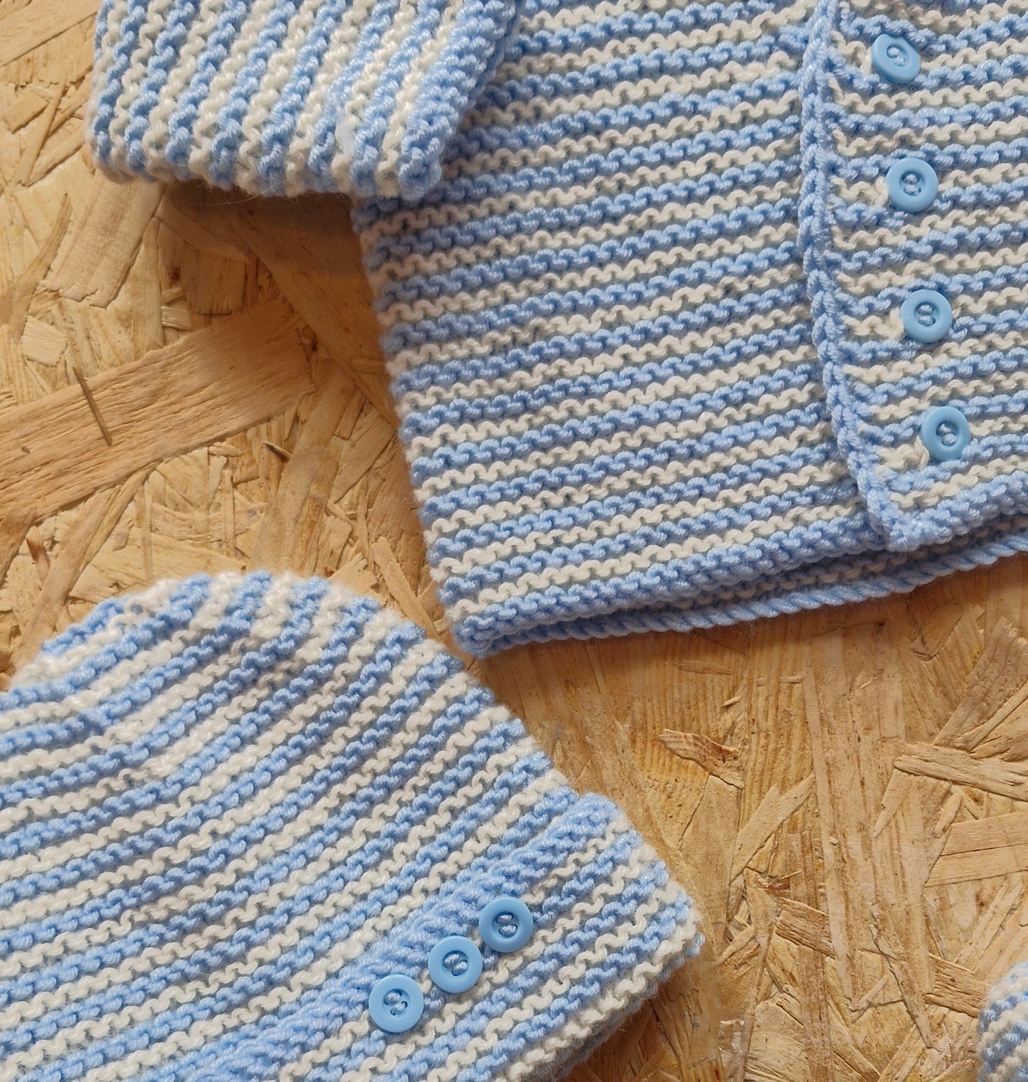 3 piece crochet set 100% wool