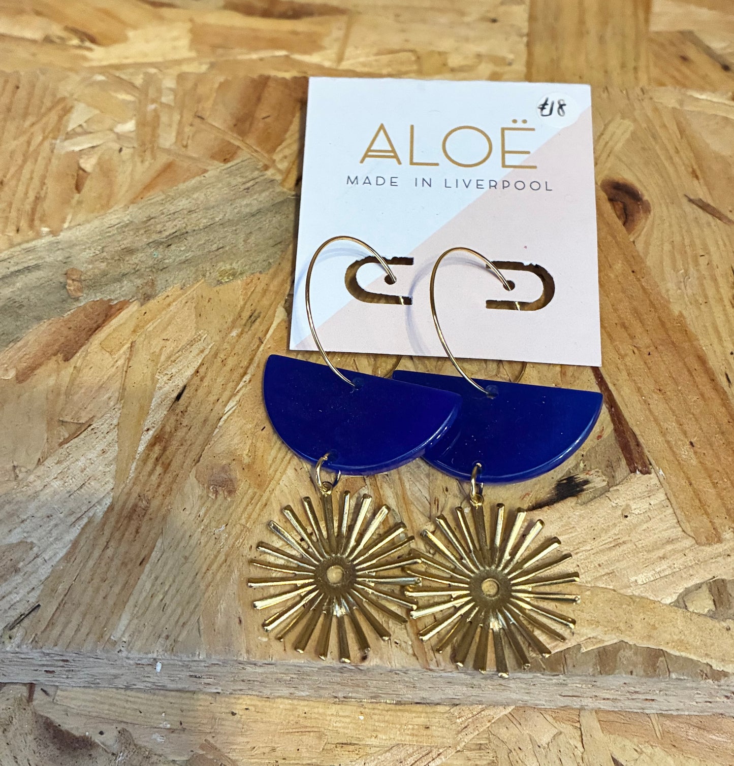 Azul half moon starburst Earrings