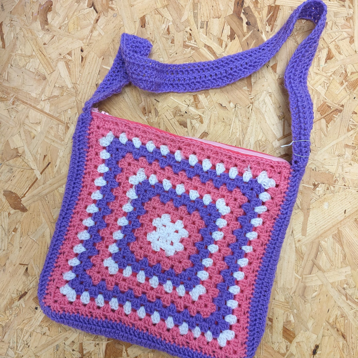 Handmade Crochet cross body bag