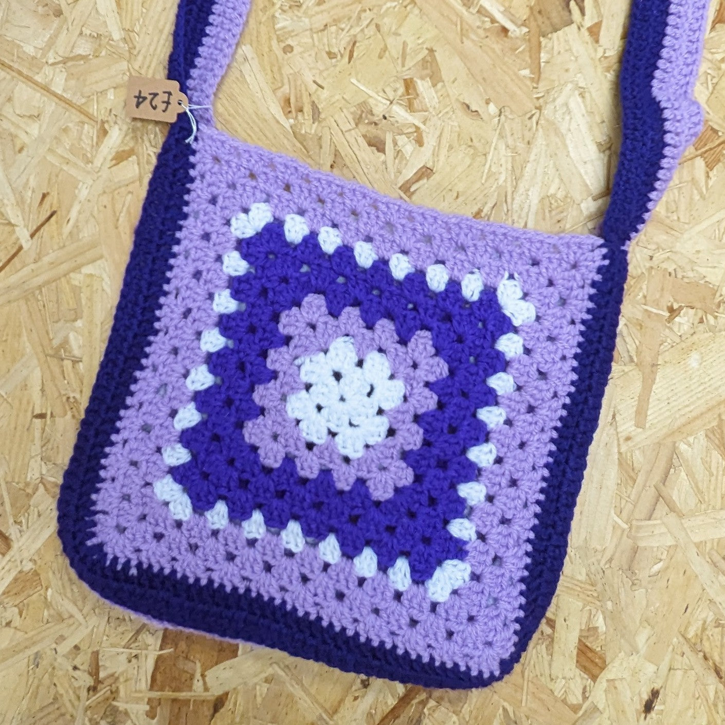Handmade Crochet cross body bag