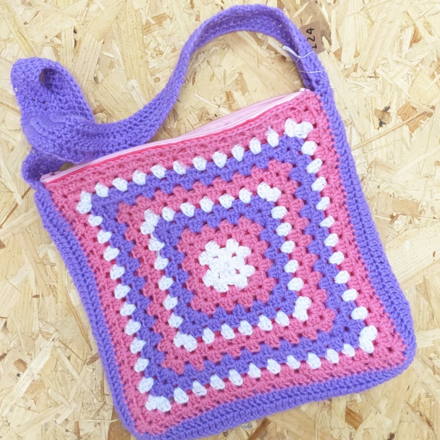 Handmade Crochet cross body bag