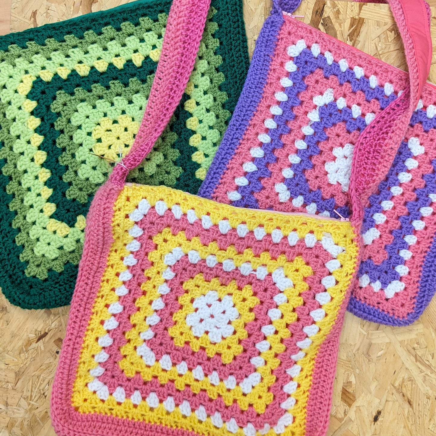 Handmade Crochet cross body bag