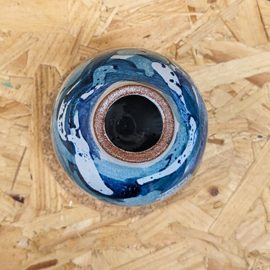 Sea Scape Ceramic Bud Vase handmade in Leeds