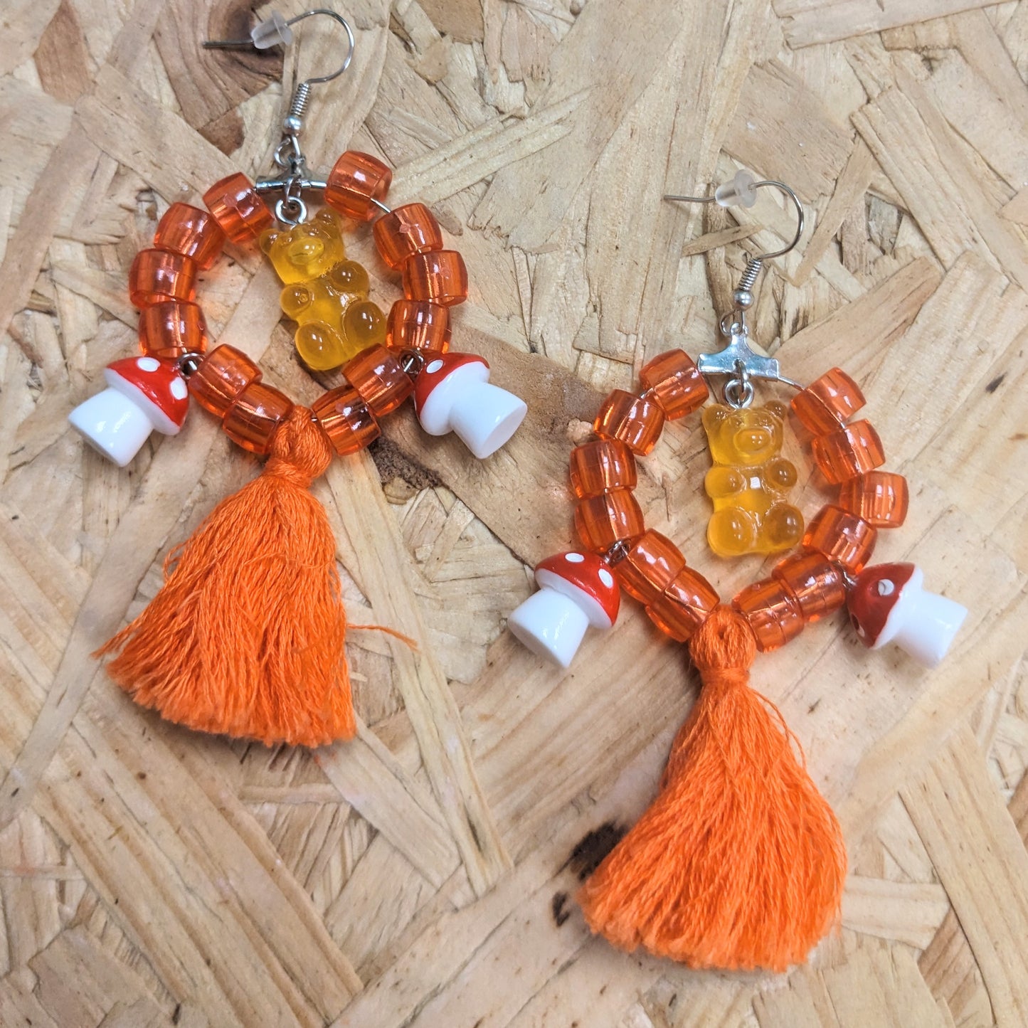 Orange wonderland hoops