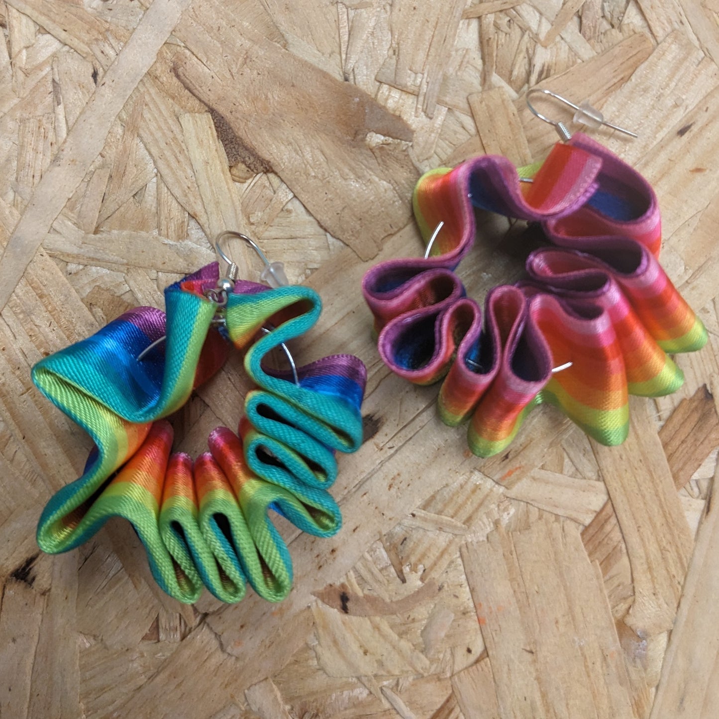 Rainbow Ribbons hoops