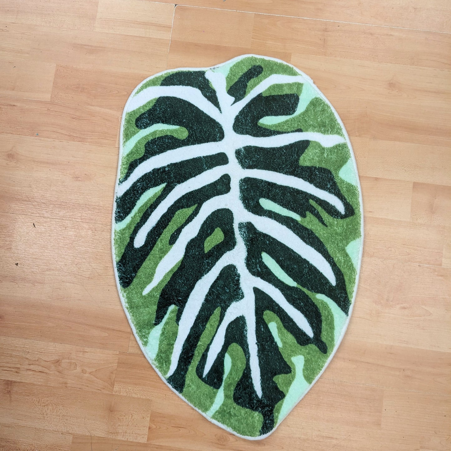 Monstera Bathroom rug