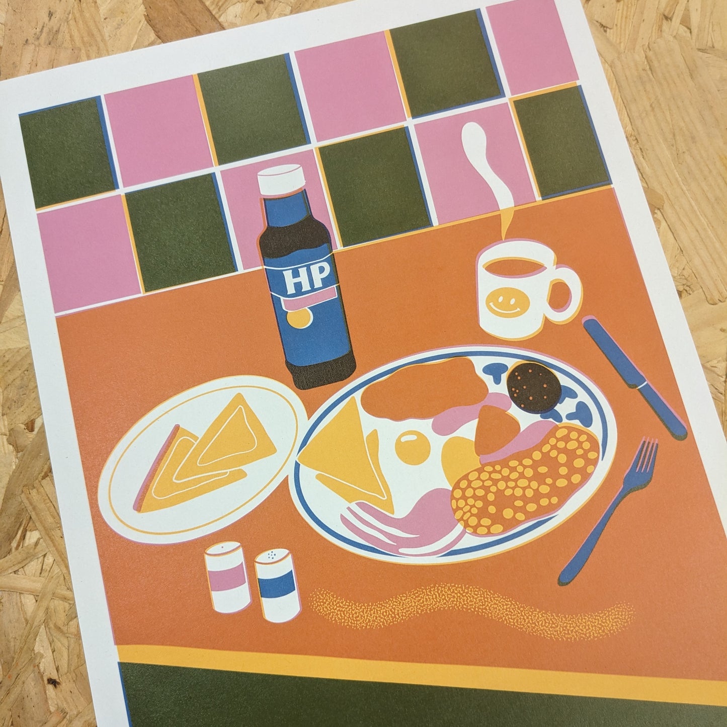 A4 Breakfast print