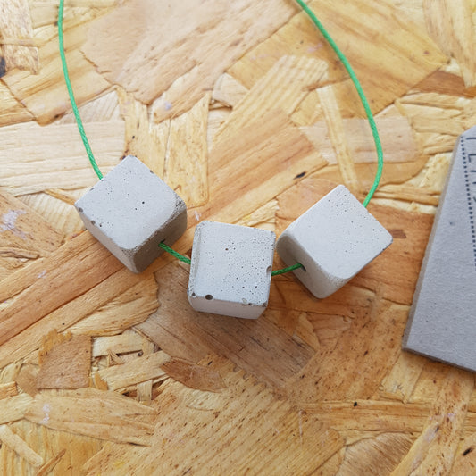 Square Concrete Necklace