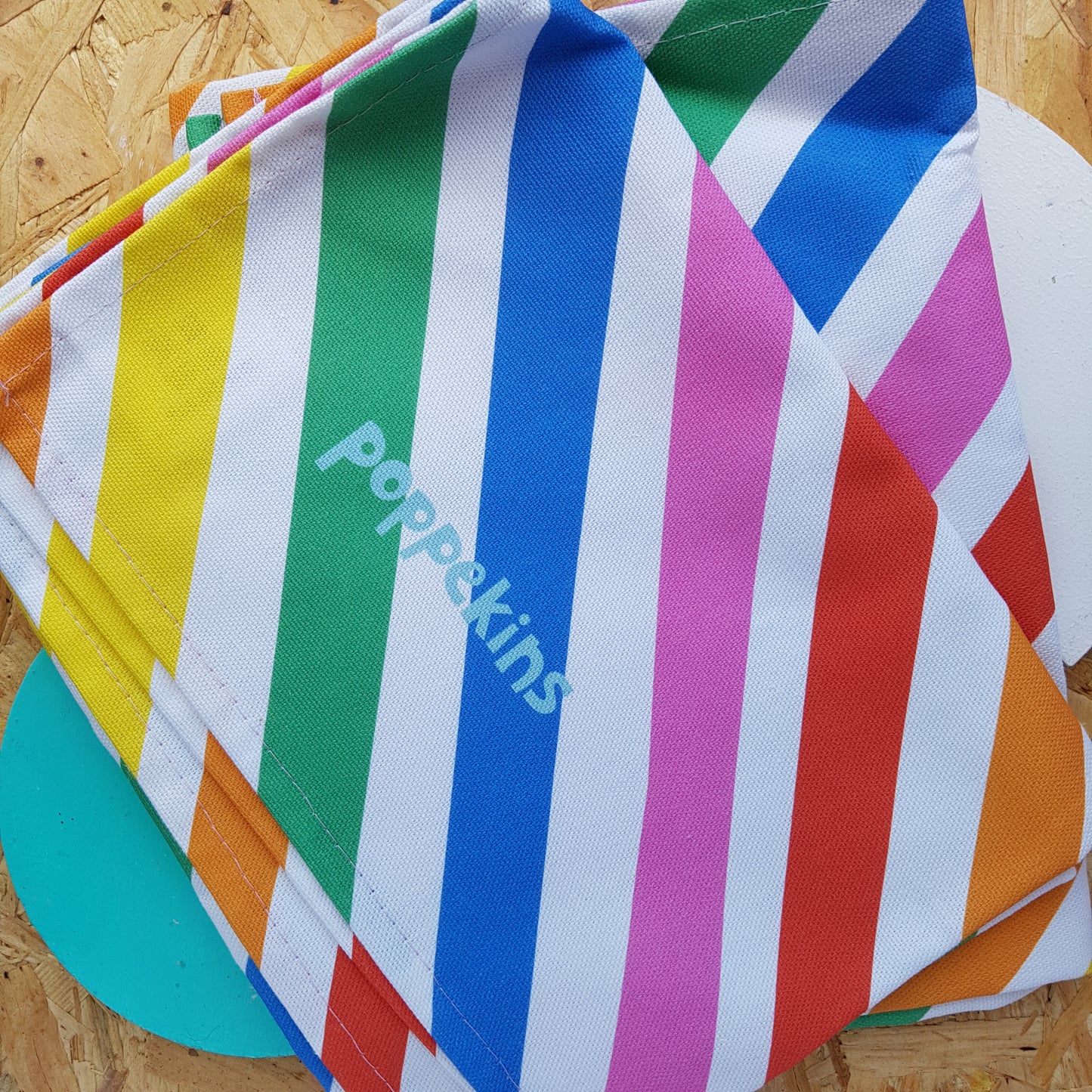 Rainbow Stripe Tea Towel