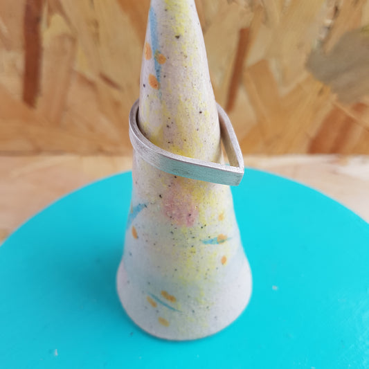 Silver Teardrop Ring