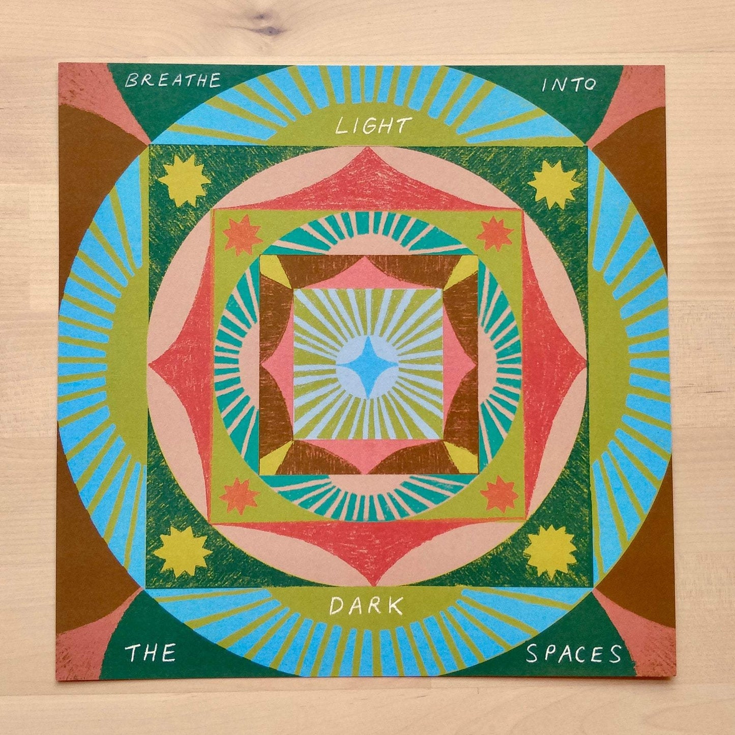 Breathe light into the dark spaces