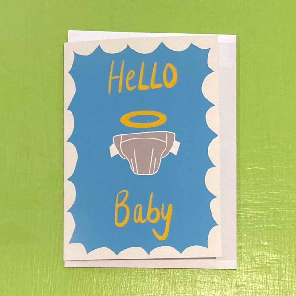 Hello baby card