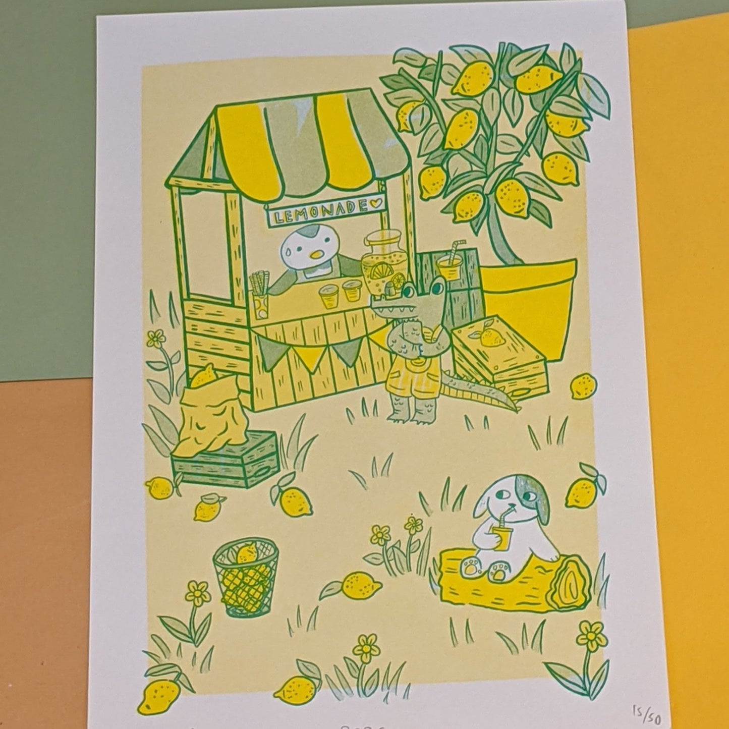 A4 Lemonade print