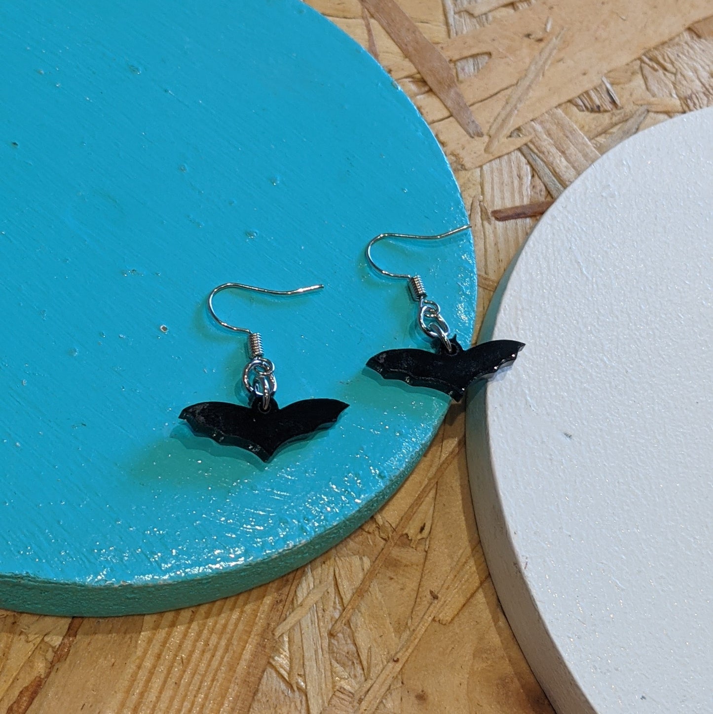 Spooky earrings by Han Makes