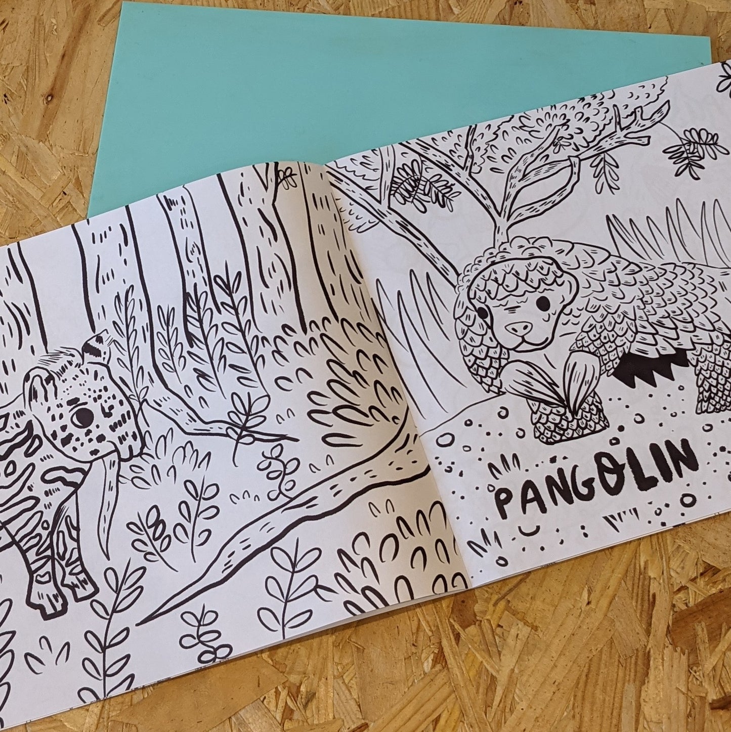 Weird Animal Club colouring book