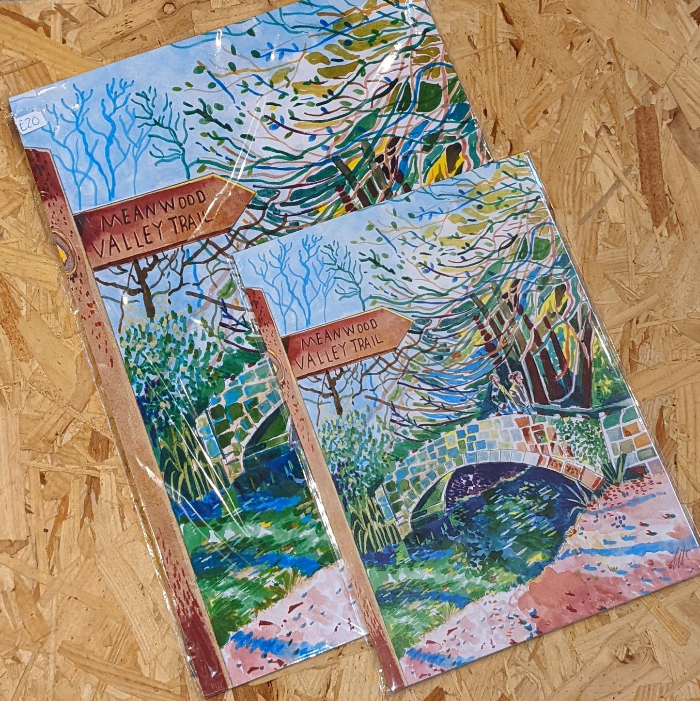 Meanwood valley trail art print