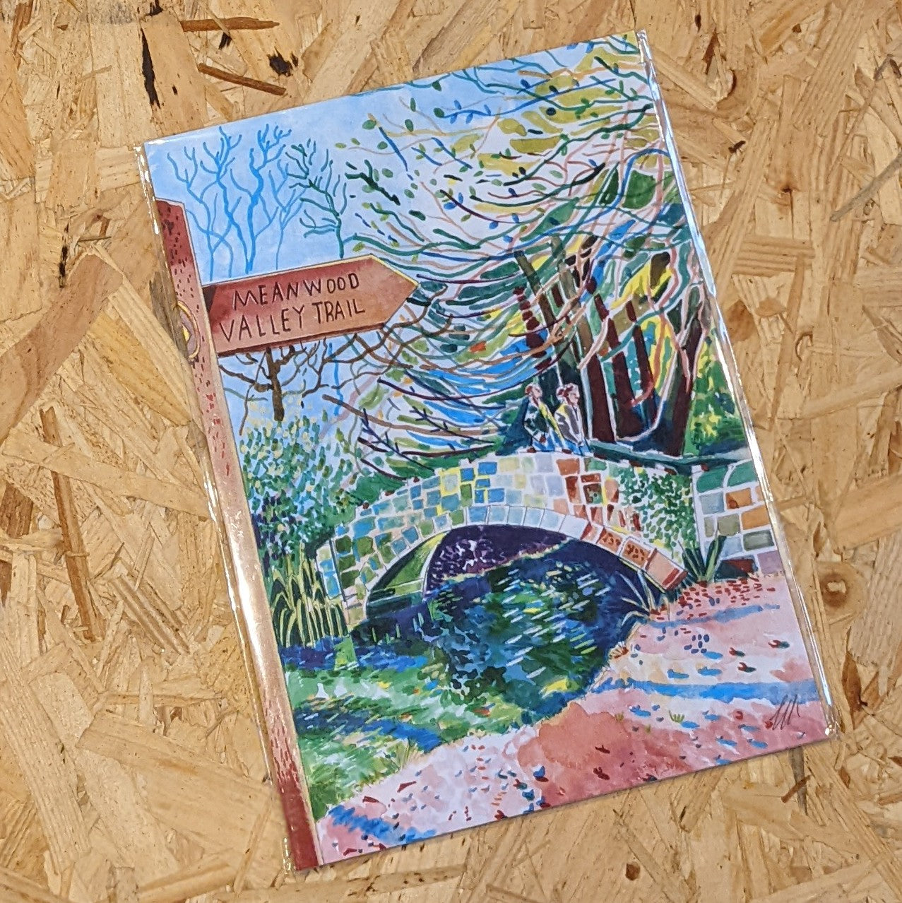 Meanwood valley trail art print