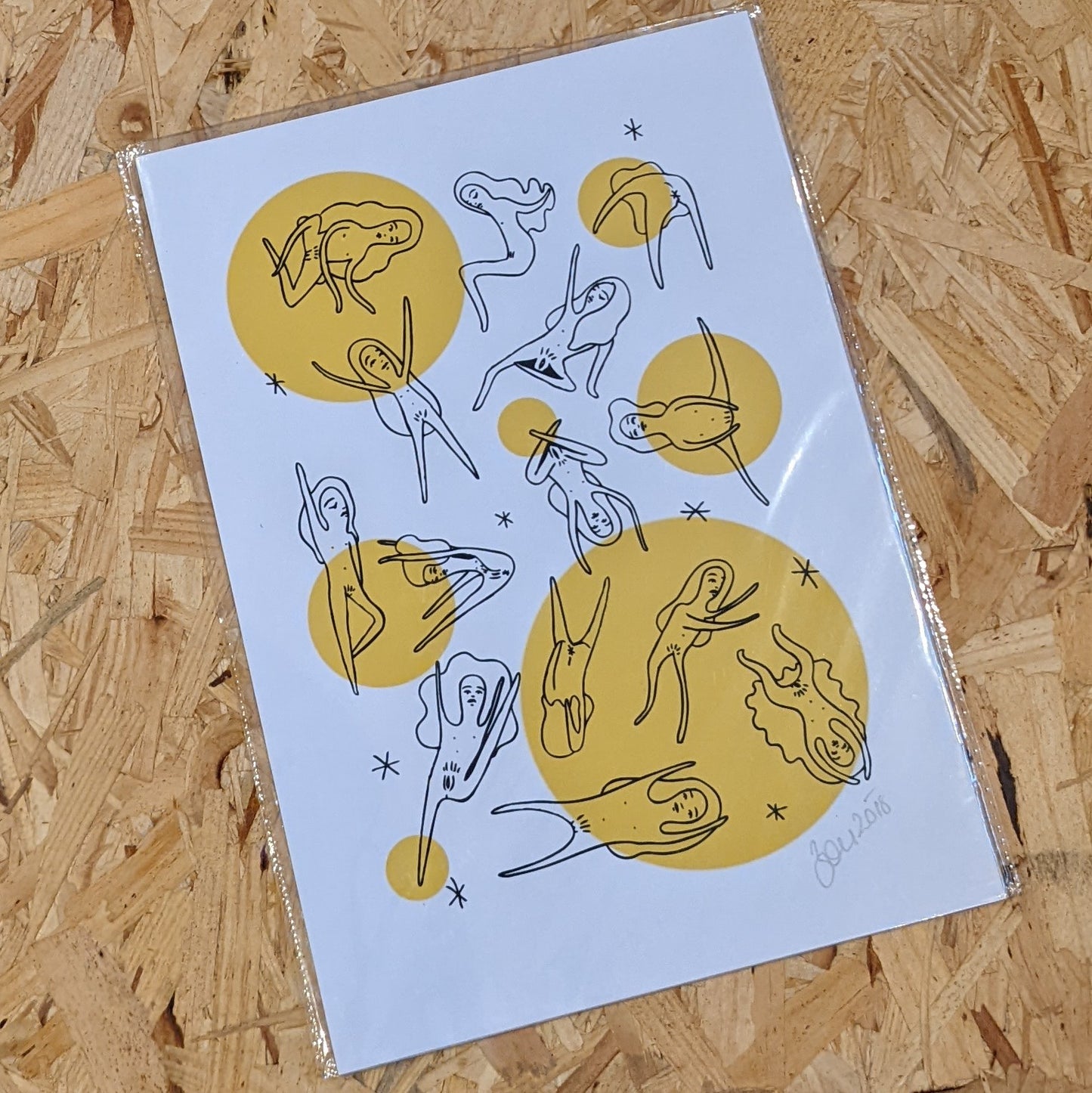 A4 pastel nudes Print