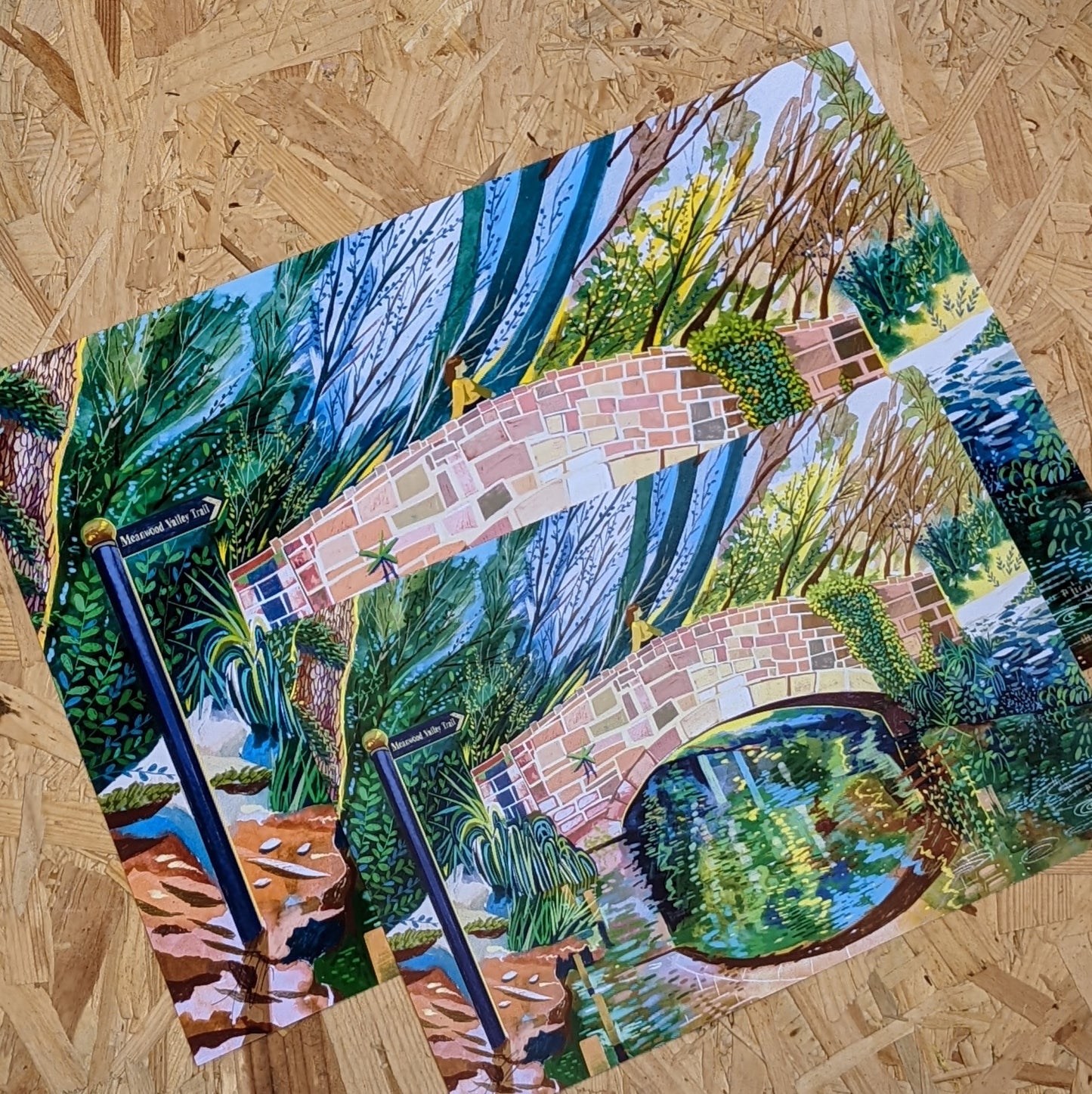 Meanwood valley park print