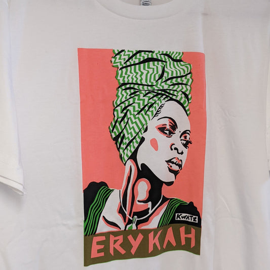 Erykah Badu screen printed t-shirt