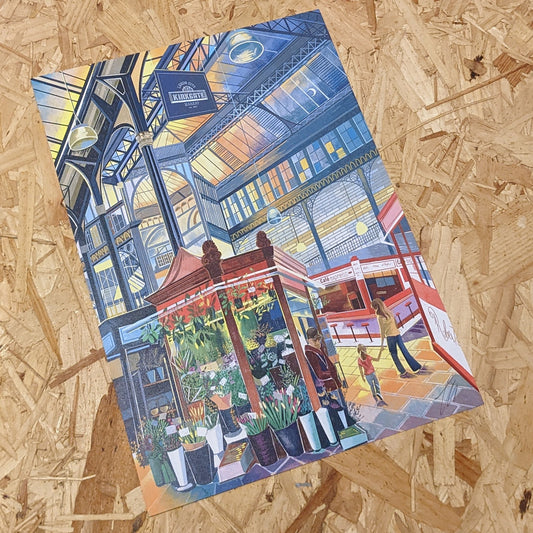 A4 Kirkgate Market print
