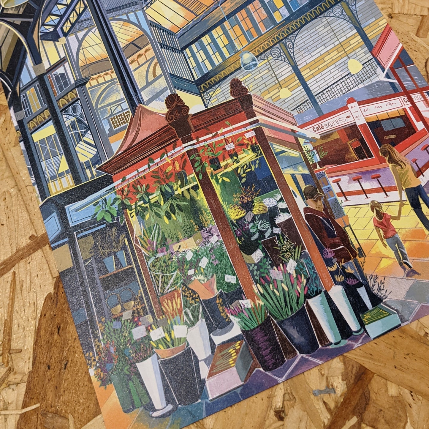 A4 Kirkgate Market print