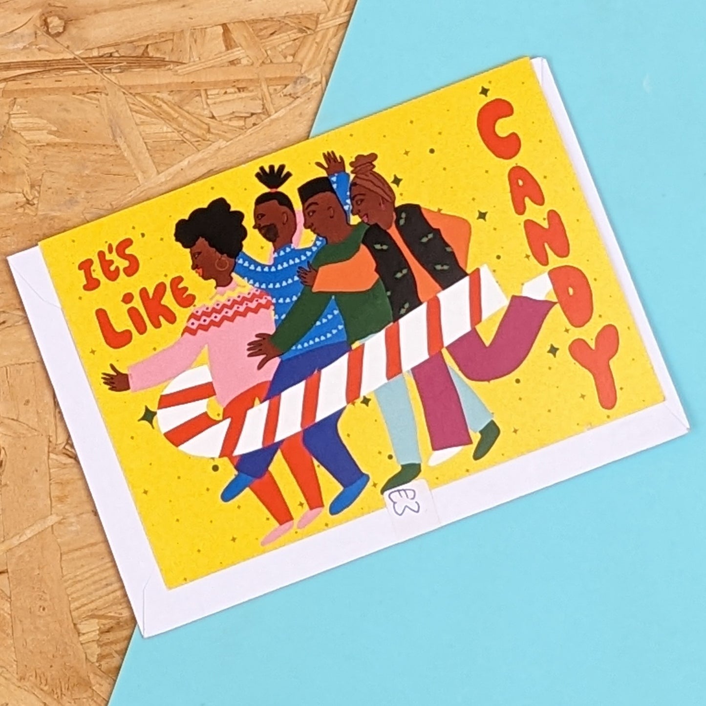Candy xmas card