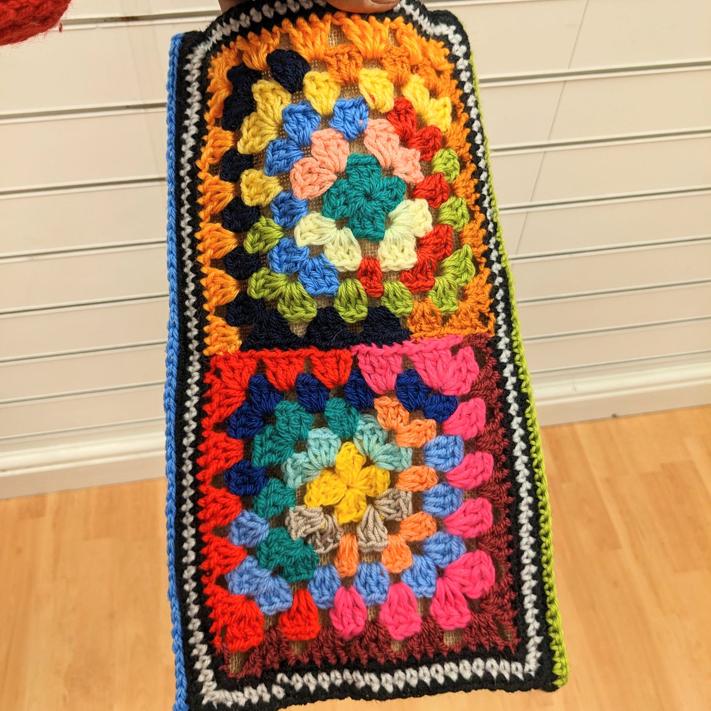 Crochet jute bag