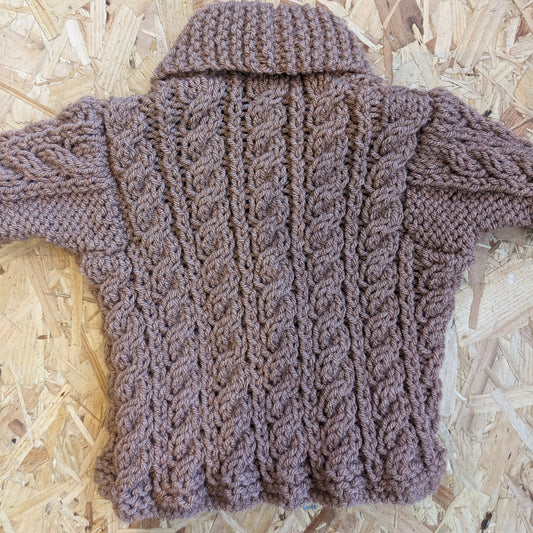 Chunky knitted cardigan 12-18m X3 colours