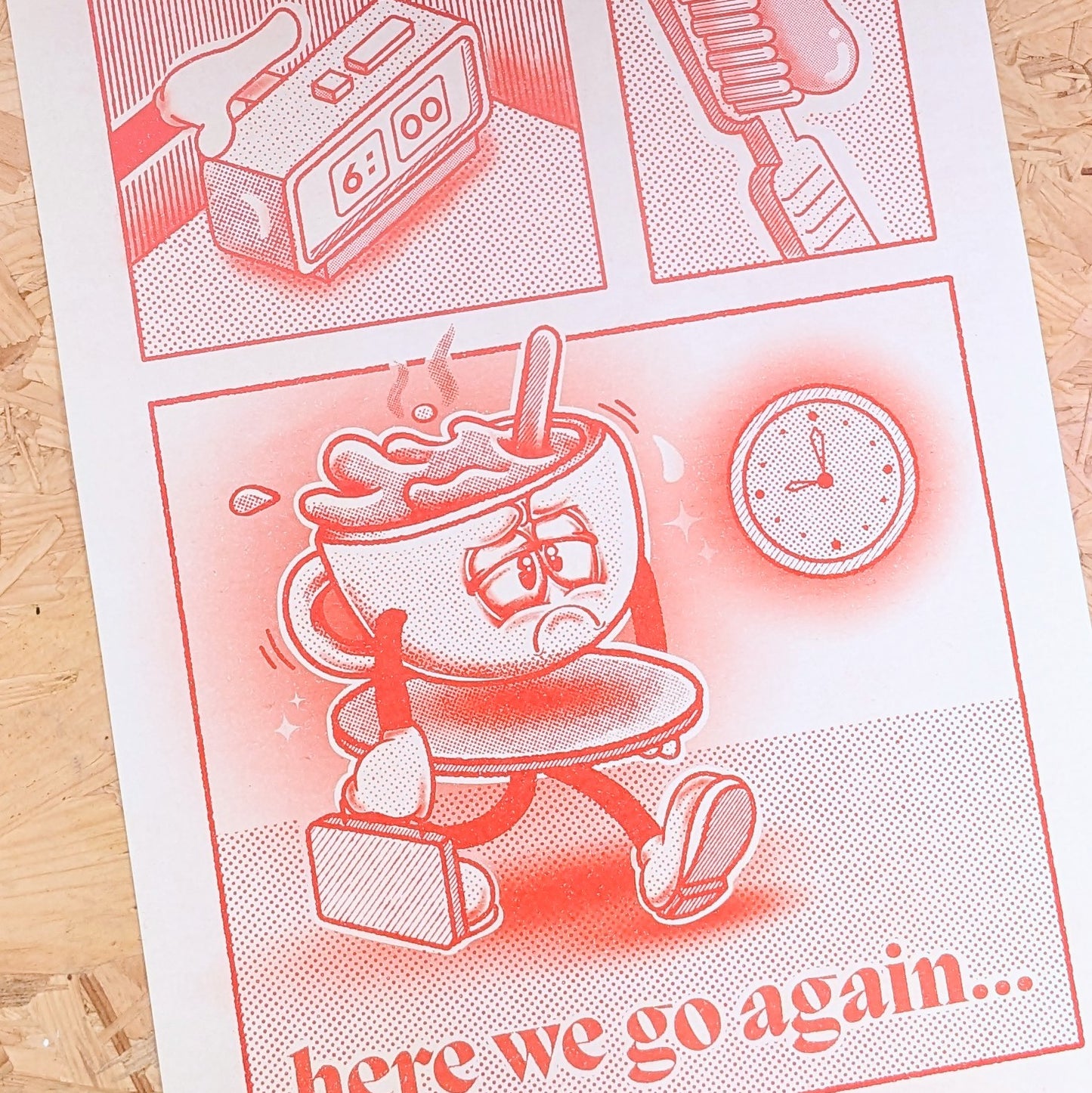 A3 Here we go again print