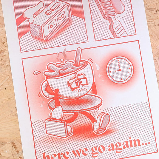 A3 Here we go again print