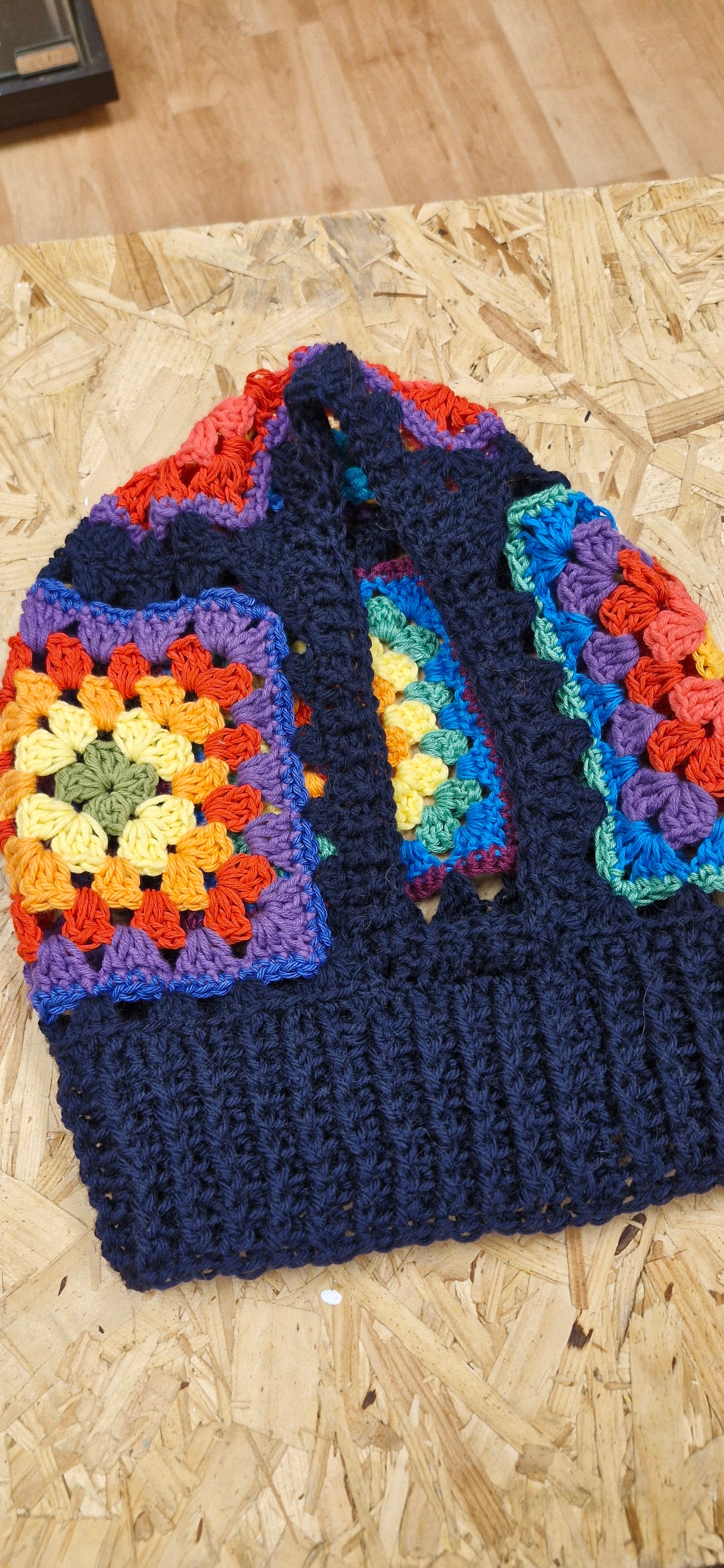 Handmade Granny square crochet balaclava