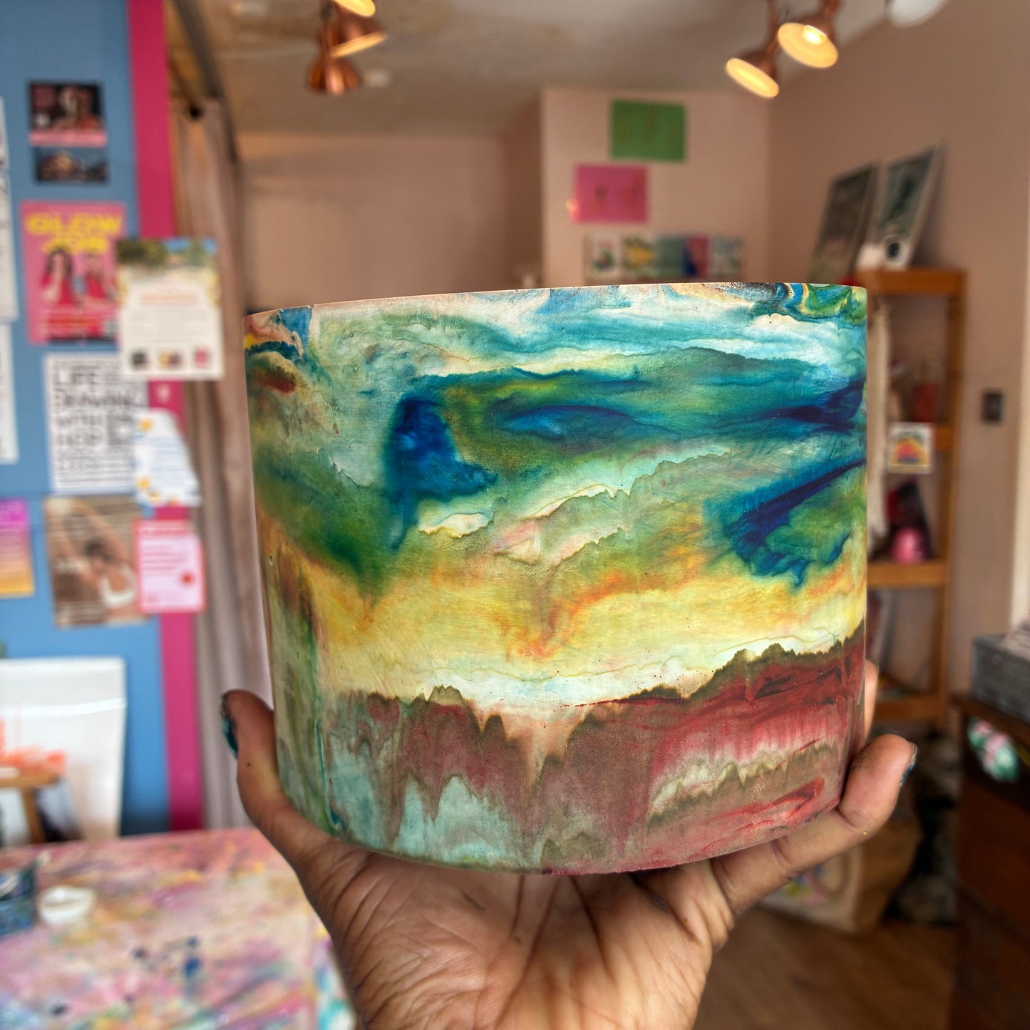 Lagoon large plant pot
