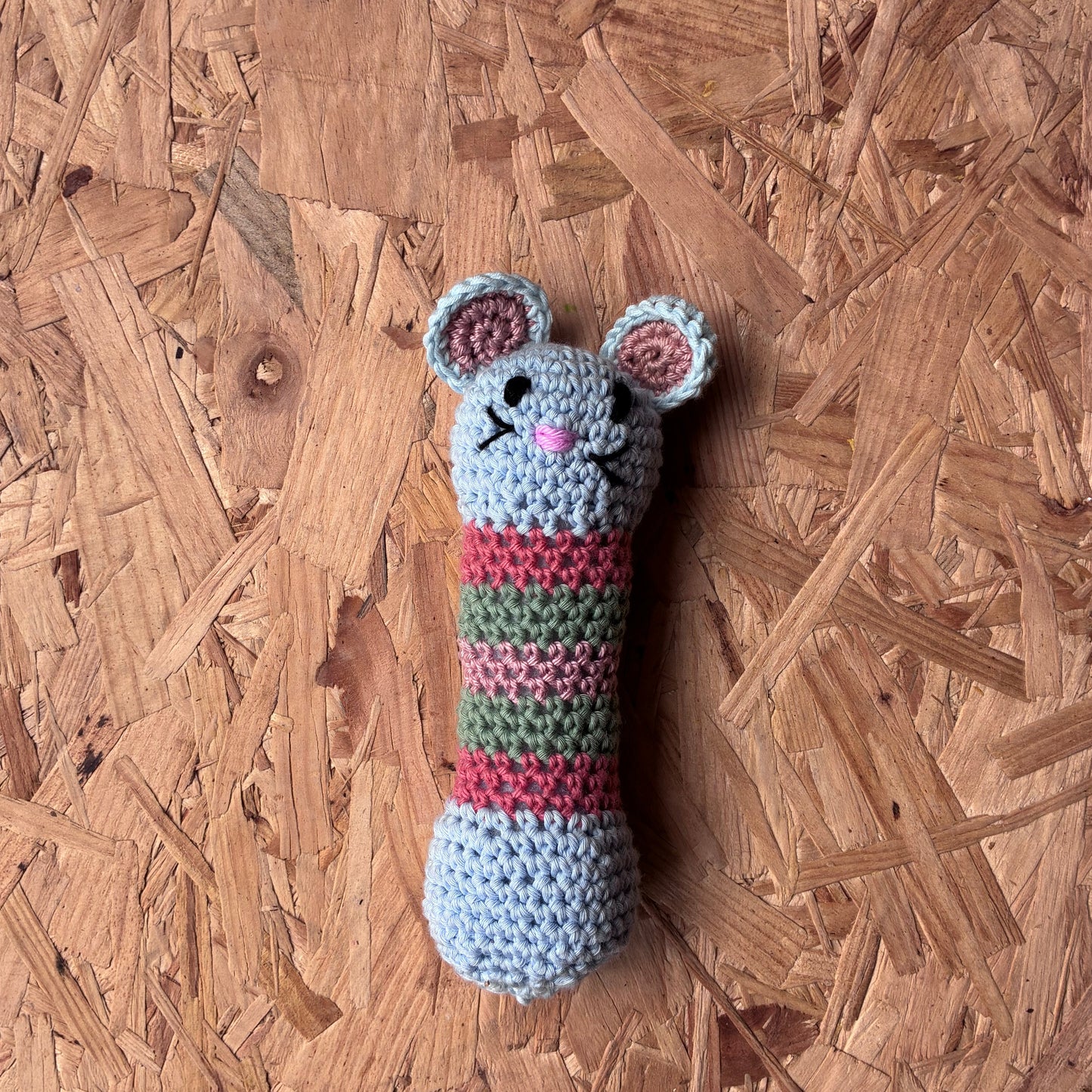 Bunny Crochet baby rattle