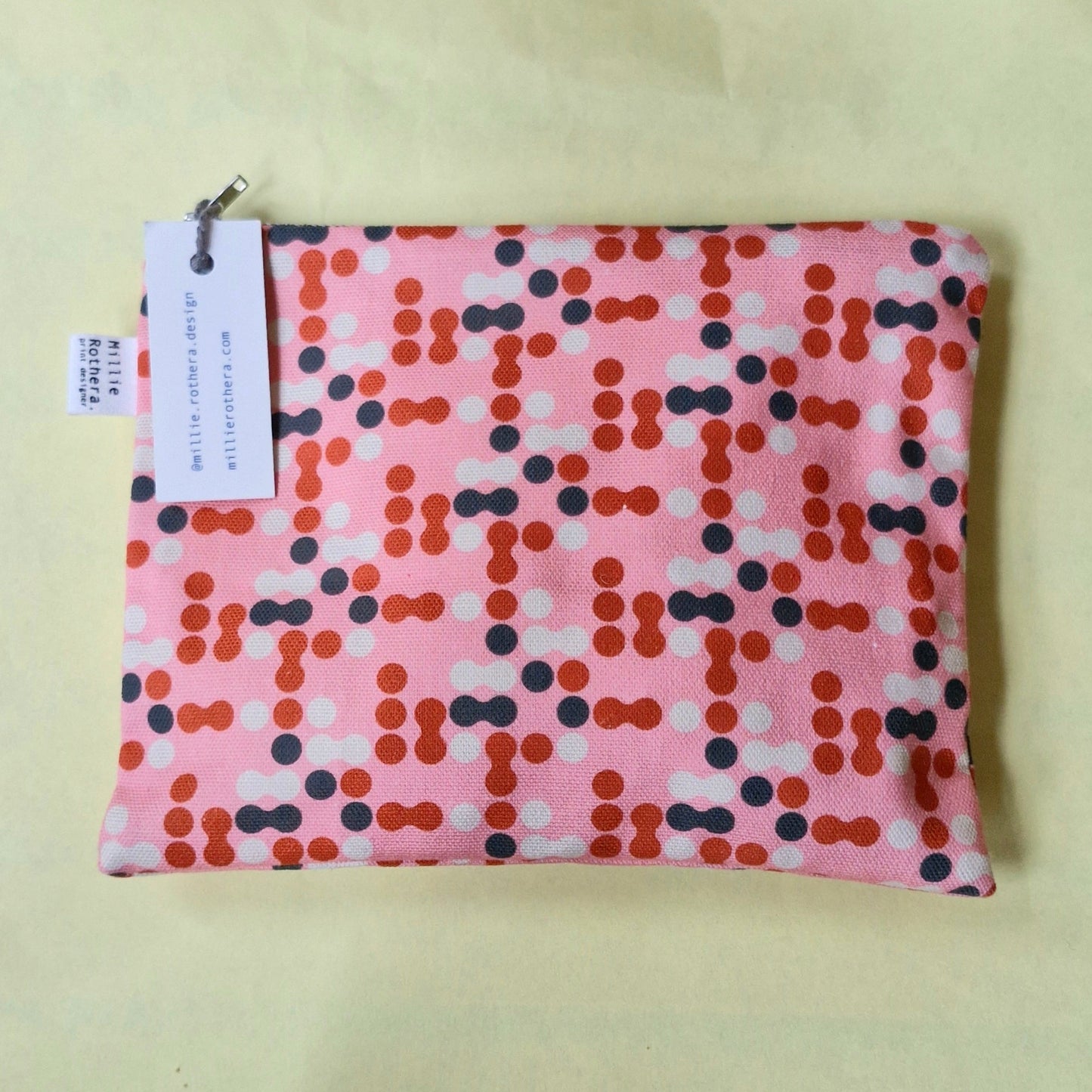 Dotty handmade pouch