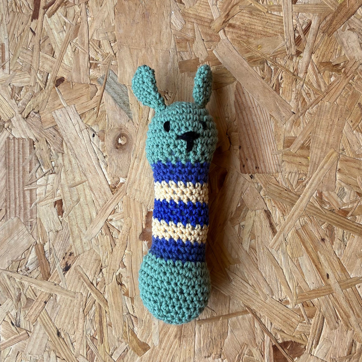 Bunny Crochet baby rattle