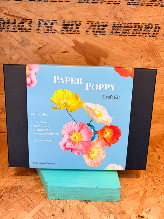 Paper flower craft kit.