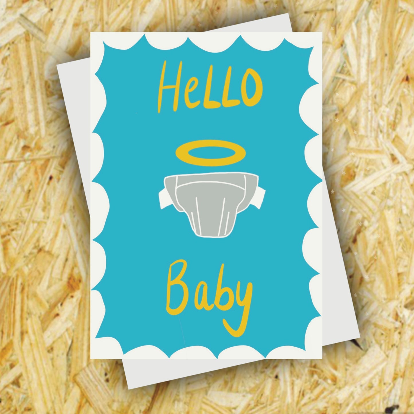 Hello baby card