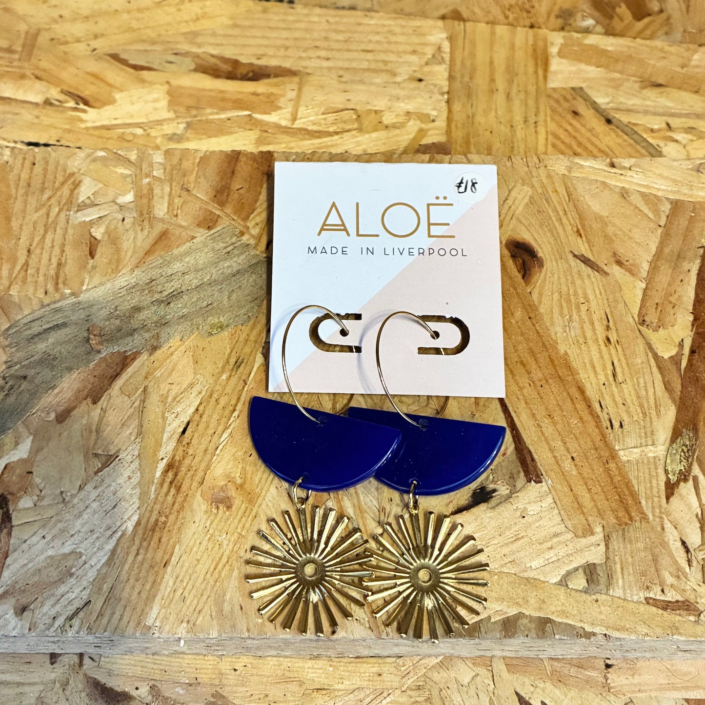 Azul half moon starburst Earrings