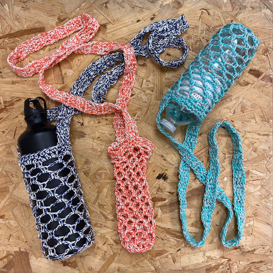 Crochet water bottle holders handmade