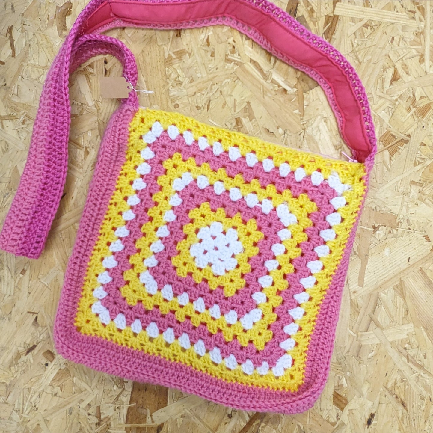 Handmade Crochet cross body bag