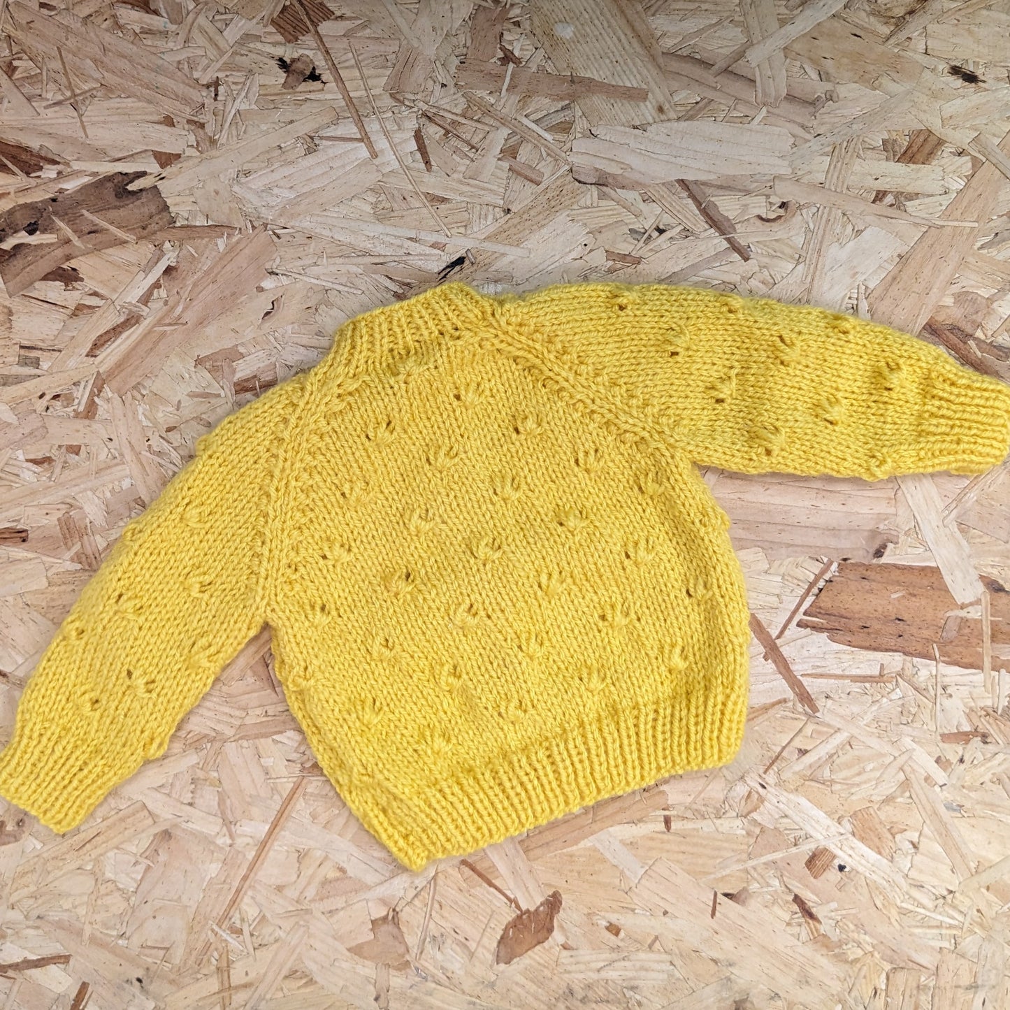 Yellow Knitted cardigan 6-9 months