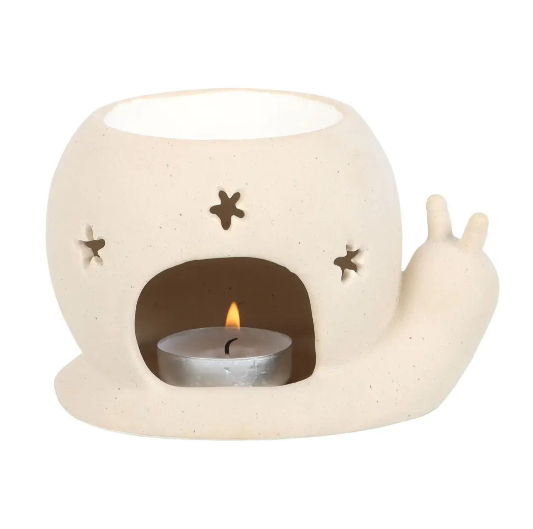 Snail ceramic oil burner