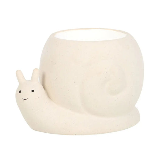 Snail ceramic oil burner