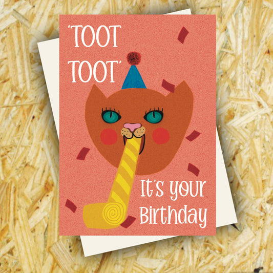 Toot toot card