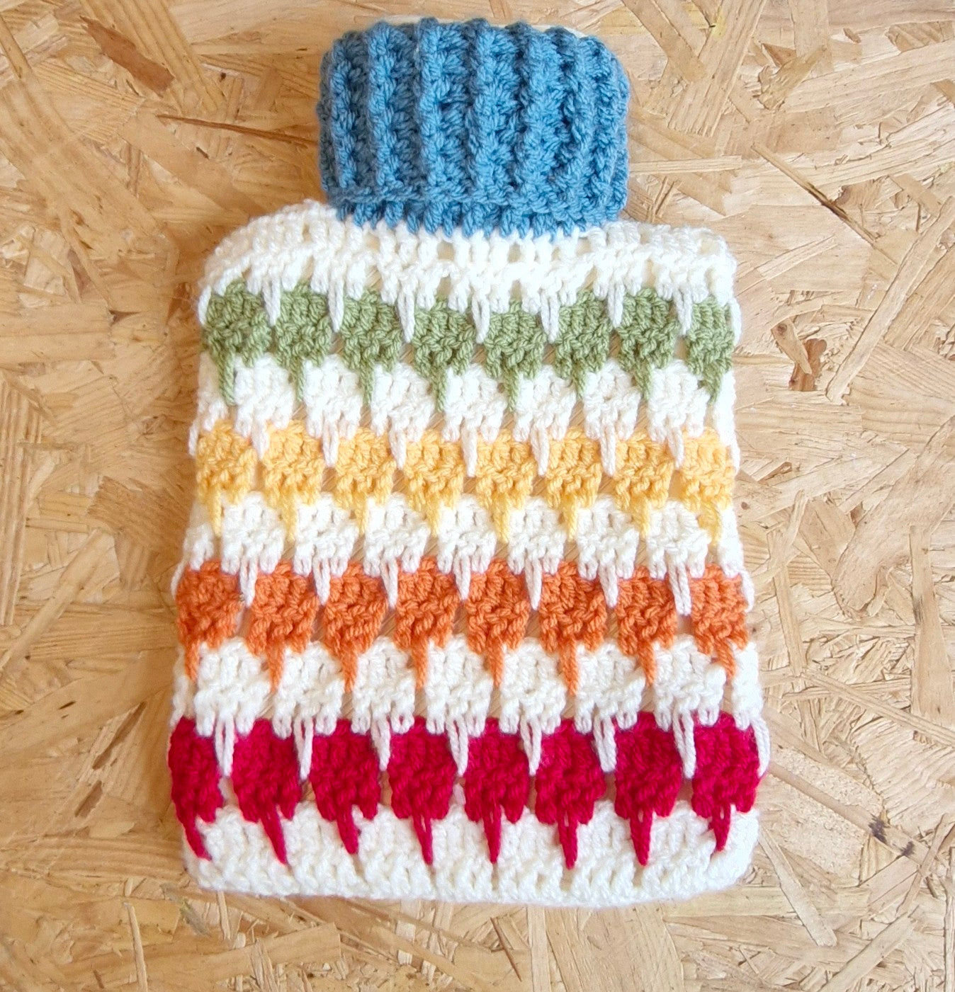 Handmade crochet hot water bottle covers (hot water bottle inc)
