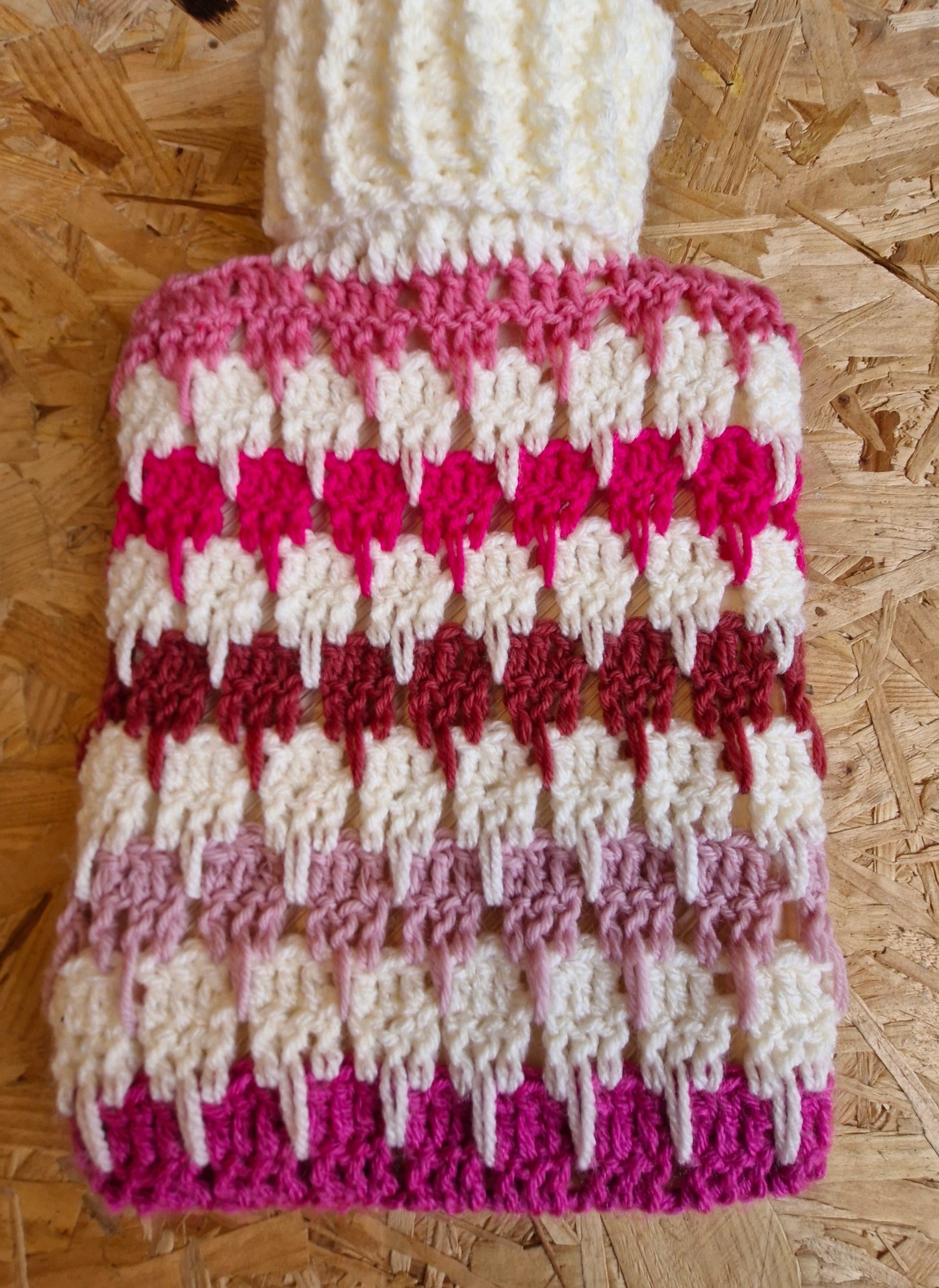 Handmade crochet hot water bottle covers (hot water bottle inc)