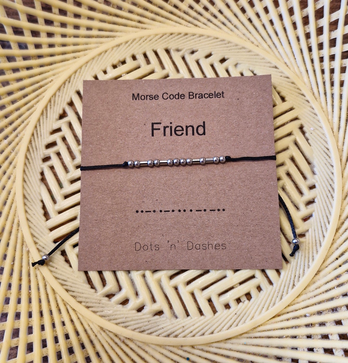 Morse code stainless steel bracelets